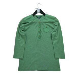 T shirt manches longues femme vert Polo Ralph Lauren Col Rond