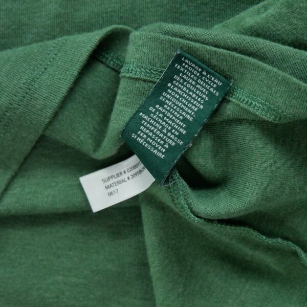 T shirt manches longues femme vert Polo Ralph Lauren Col Rond