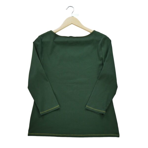 T shirt manches longues femme vert Polo Ralph Lauren Col Rond