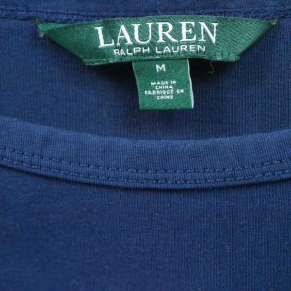 T shirt manches longues homme marine Polo Ralph Lauren Col Rond