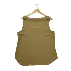 T shirt sans manches femme beige Polo Ralph Lauren Col Rond
