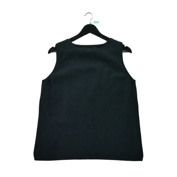 T shirt sans manches femme noir Polo Ralph Lauren Col Rond