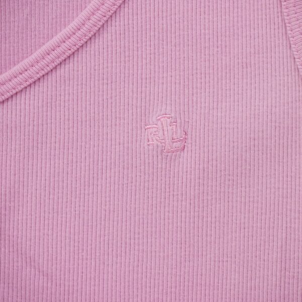 T shirt sans manches femme rose Polo Ralph Lauren Col Rond