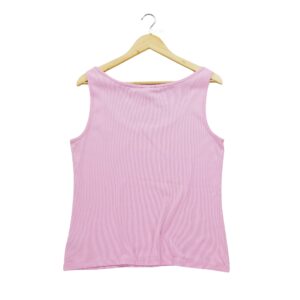 T shirt sans manches femme rose Polo Ralph Lauren Col Rond