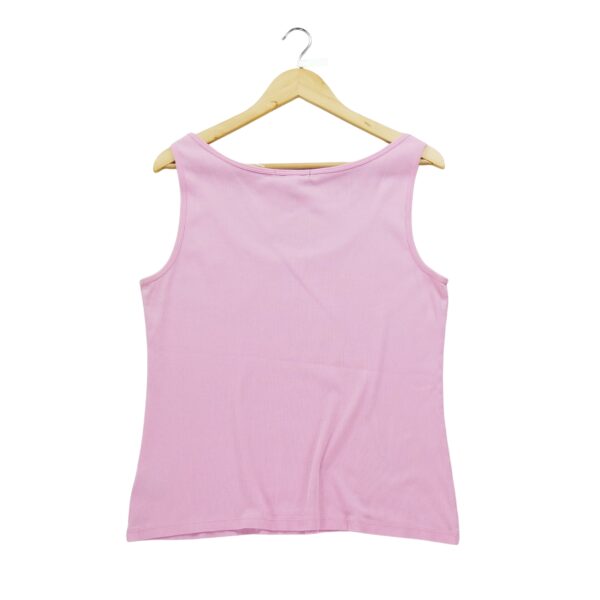 T shirt sans manches femme rose Polo Ralph Lauren Col Rond