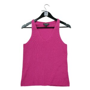 T shirt sans manches femme rose Polo Ralph Lauren Col V