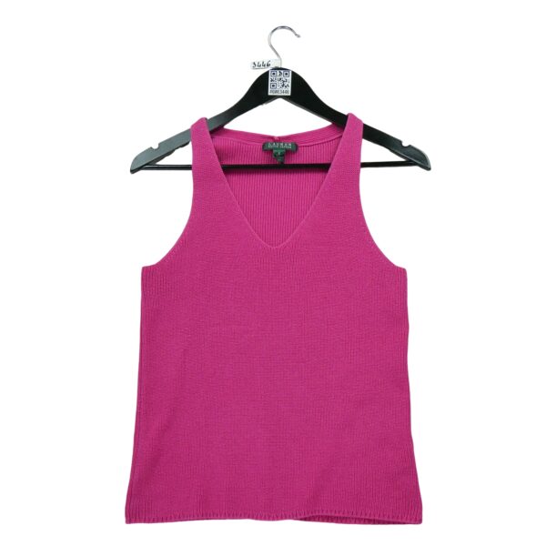 T shirt sans manches femme rose Polo Ralph Lauren Col V