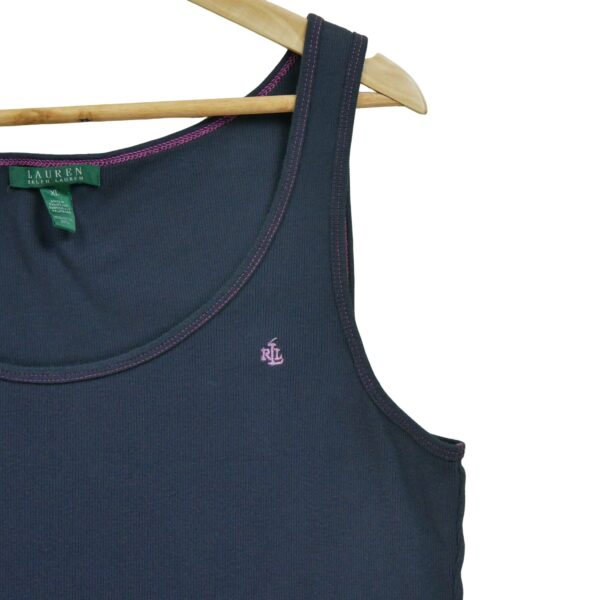 T shirt sans manches femme violet Polo Ralph Lauren Col Rond