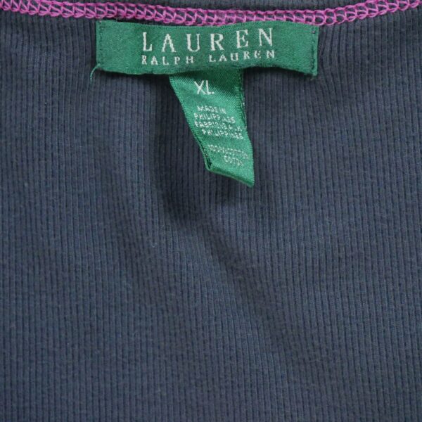 T shirt sans manches femme violet Polo Ralph Lauren Col Rond