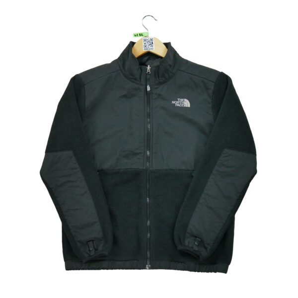 Veste polaires enfant manches longues noir The North Face Col Montant