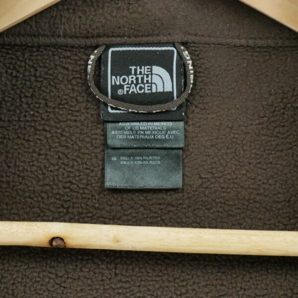 Veste polaires homme manches longues marron The North Face Col Montant