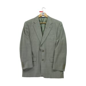 Blazer homme manches longues beige Burberry Motif a carreaux Col Officier
