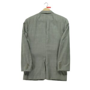 Blazer homme manches longues beige Burberry Motif a carreaux Col Officier