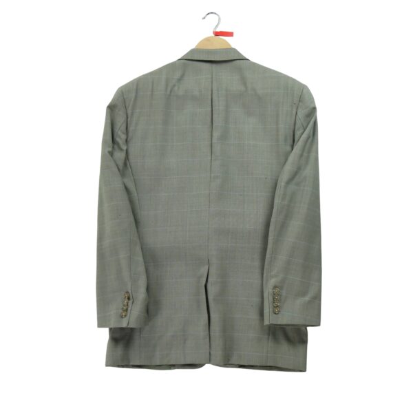 Blazer homme manches longues beige Burberry Motif a carreaux Col Officier