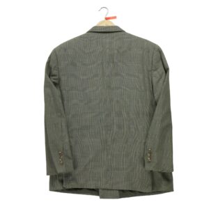 Blazer homme manches longues gris Aquascutum Motif a carreaux Col Officier