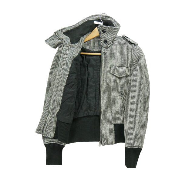 Blouson femme manches longues noir Armani Exchange Motif a motifs Col Montant