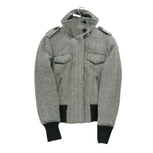 Blouson femme manches longues noir Armani Exchange Motif a motifs Col Montant