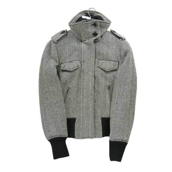 Blouson femme manches longues noir Armani Exchange Motif a motifs Col Montant