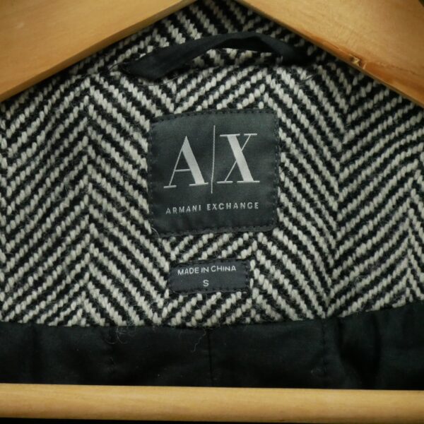 Blouson femme manches longues noir Armani Exchange Motif a motifs Col Montant