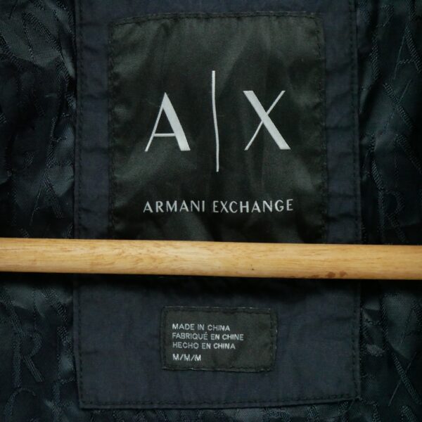 Blouson homme manches longues marine Armani Exchange Col Montant