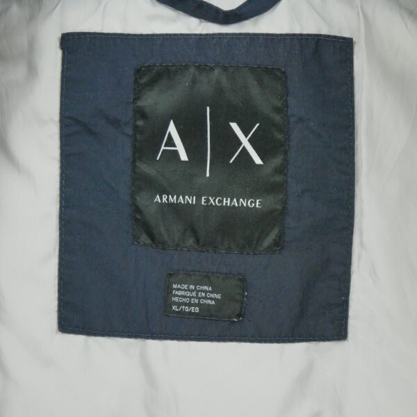 Blouson homme manches longues marine Armani Exchange Col Montant