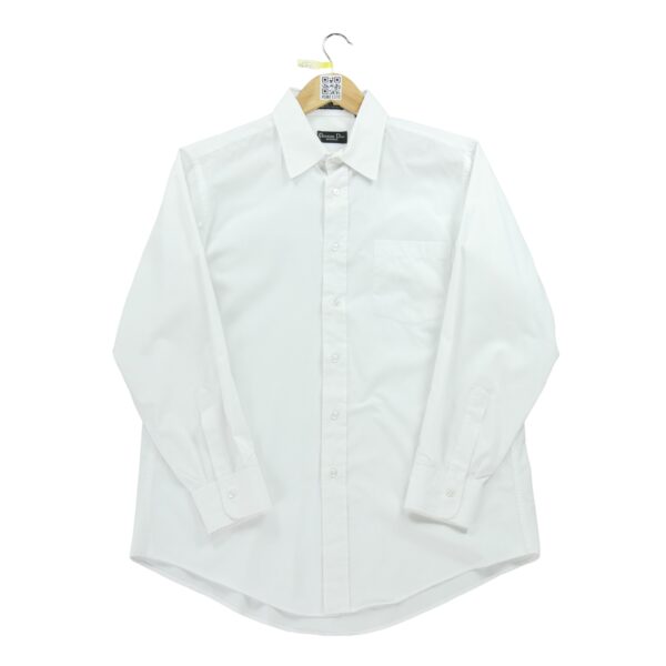 Chemise classiques homme manches longues blanc Dior