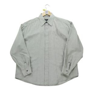 Chemise classiques homme manches longues gris Yves Saint Laurent Motif a carreaux