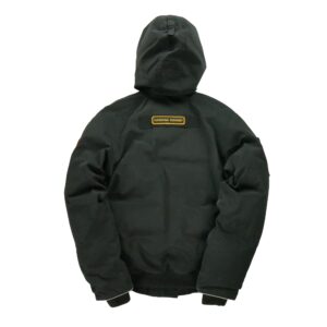 Doudoune enfant manches longues noir Canada Goose Col Montant