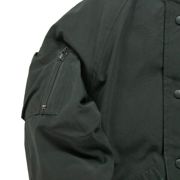 Doudoune enfant manches longues noir Canada Goose Col Montant