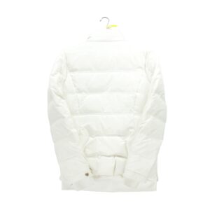 Doudoune femme manches longues beige Vintage Col Montant