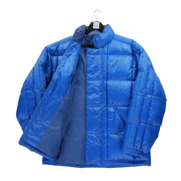 Doudoune homme manches longues bleu Nike Col Montant