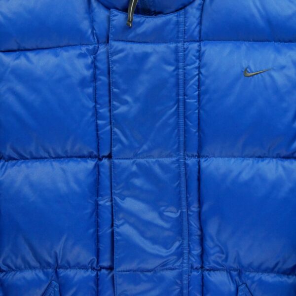 Doudoune homme manches longues bleu Nike Col Montant