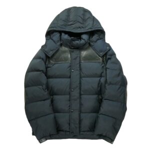 Doudoune homme manches longues marine Coach Col Montant