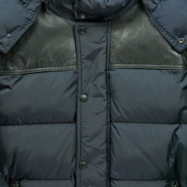 Doudoune homme manches longues marine Coach Col Montant