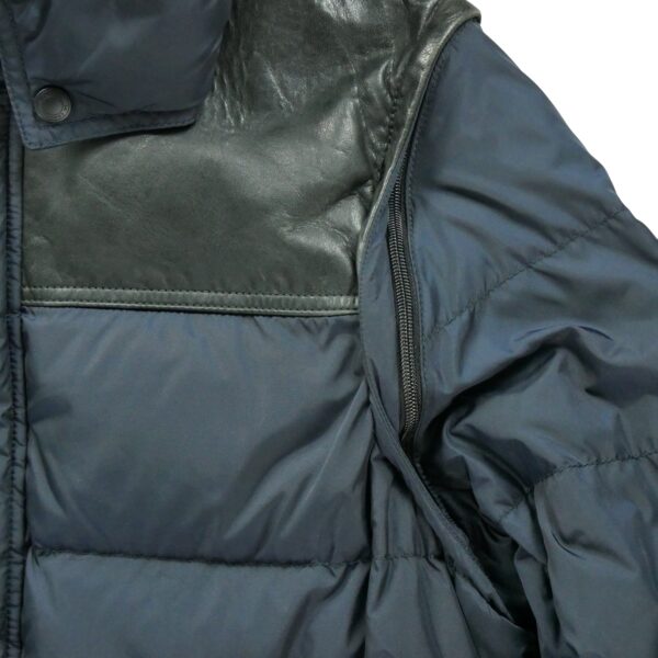 Doudoune homme manches longues marine Coach Col Montant