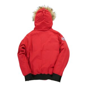 Doudoune homme manches longues rouge Canada Goose Col Montant