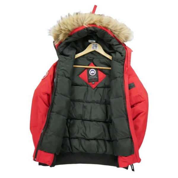Doudoune homme manches longues rouge Canada Goose Col Montant