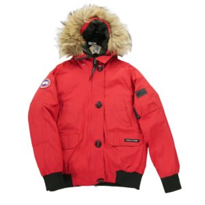 Doudoune homme manches longues rouge Canada Goose Col Montant