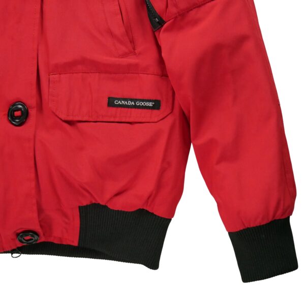 Doudoune homme manches longues rouge Canada Goose Col Montant