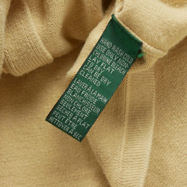 Gilet femme manches longues beige Polo Ralph Lauren Col Rond