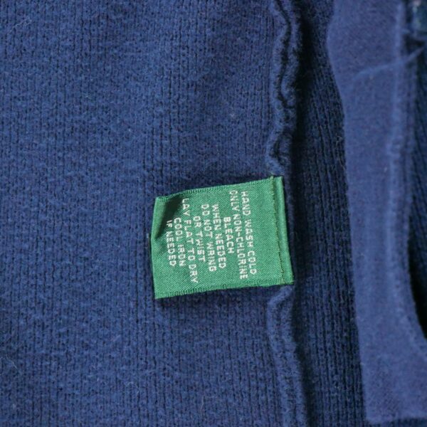 Gilet femme manches longues marine Polo Ralph Lauren Col Revert