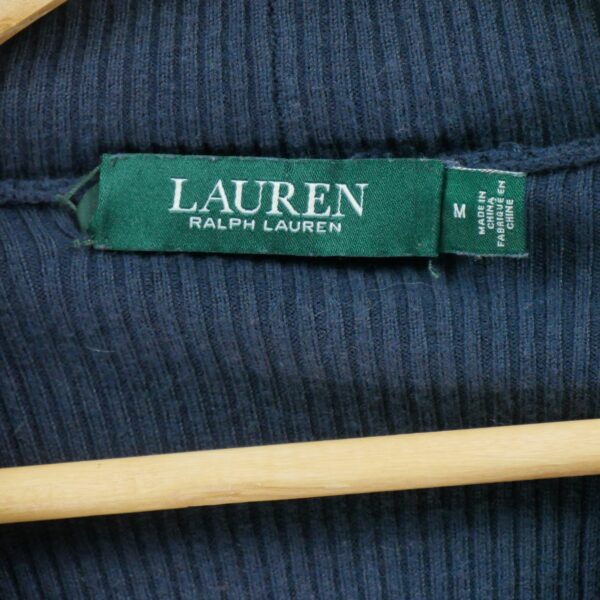 Gilet femme manches longues marine Polo Ralph Lauren Col Rond