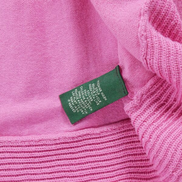 Gilet femme manches longues rose Polo Ralph Lauren Col Rond