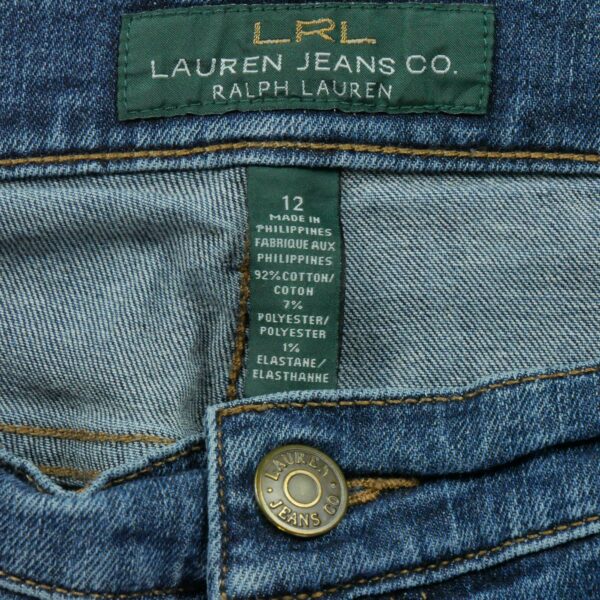 Jean coupe ajustee femme bleu Lauren Ralph Lauren