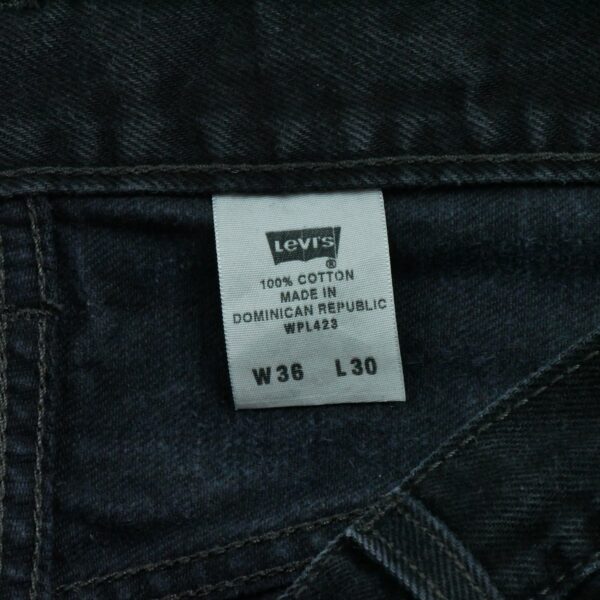 Jean coupe droite homme noir Levi Strauss