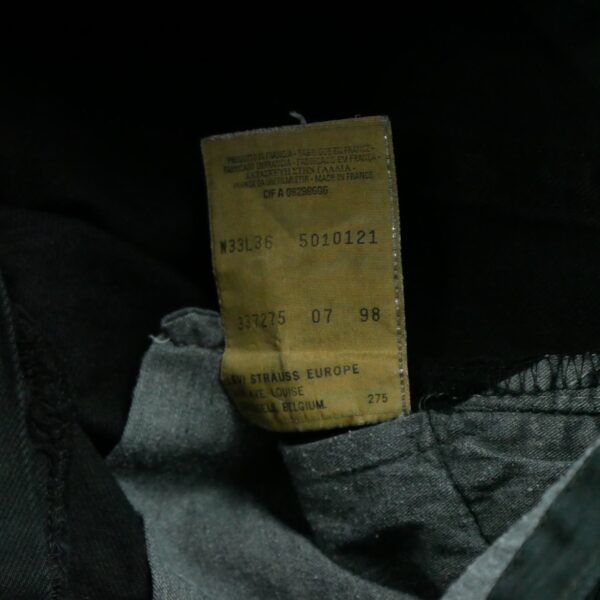 Jean coupe droite homme noir Levi Strauss
