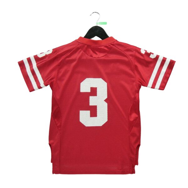 Maillot manches courtes enfant rouge Adidas Equipe Nebraska