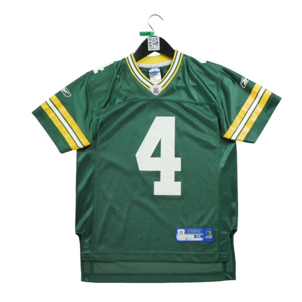 Maillot manches courtes enfant vert Reebok Equipe Green Bay Packers