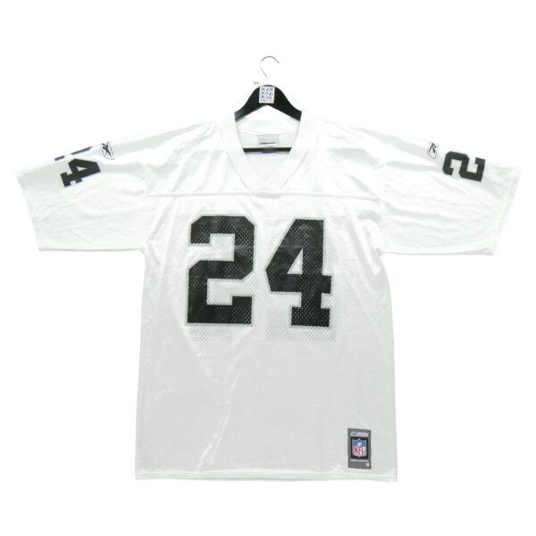 Maillot manches courtes homme blanc Reebok Equipe Las Vegas Raiders