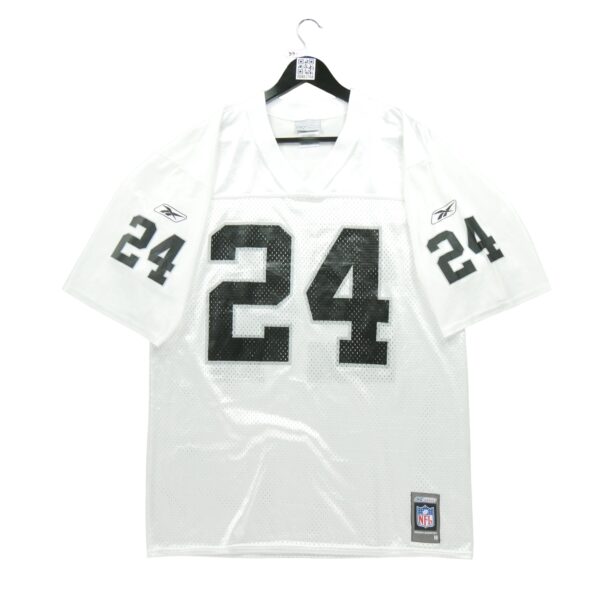 Maillot manches courtes homme blanc Reebok Equipe Las Vegas Raiders